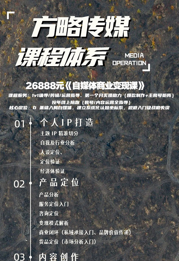 073D商务蓝色IT互联网类通知公告类自媒体运营课程